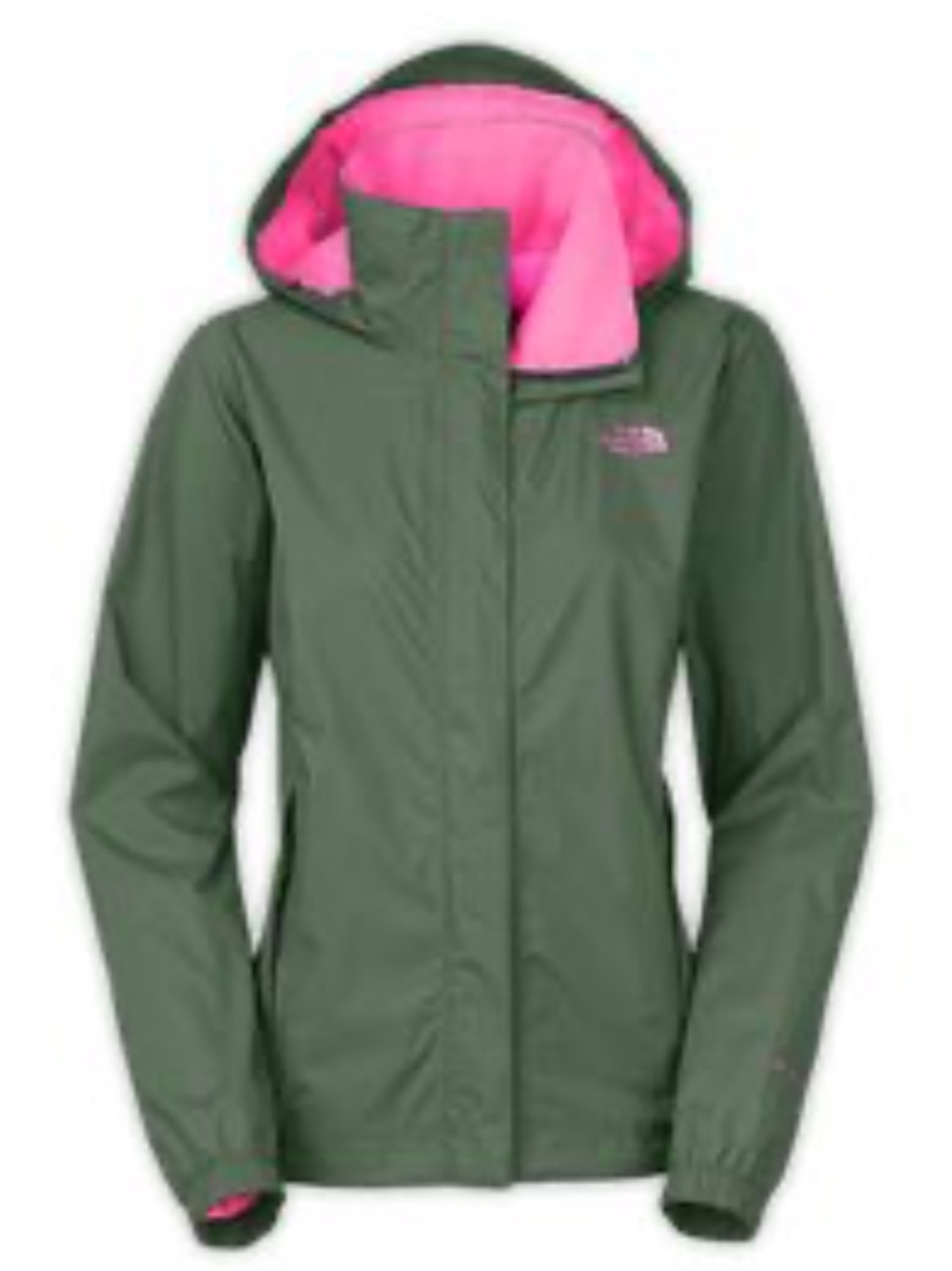 The North Face Resolve Zip Up Windbreaker with Hood | Size Small * Flaw